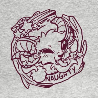 Krampus! Naughty burgundy T-Shirt